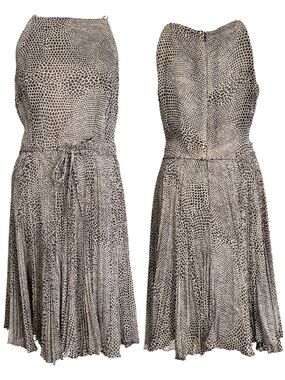 LOURDES CHAVEZ Couture silk dress, altered from a size 8